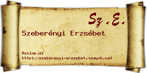 Szeberényi Erzsébet névjegykártya